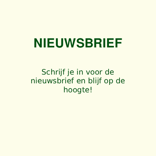 Nieuwsbrief